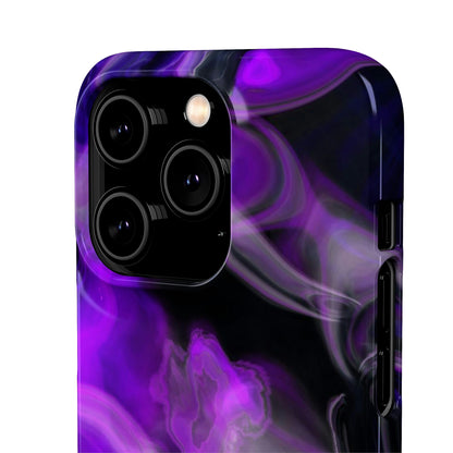 Purple Marble iPhone Case (Slim) Phone Case