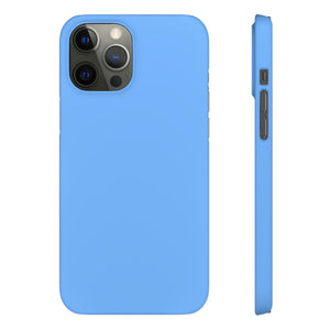 French Sky Blue iPhone Case (Slim) iPhone 12 Pro Max Matte Phone Case