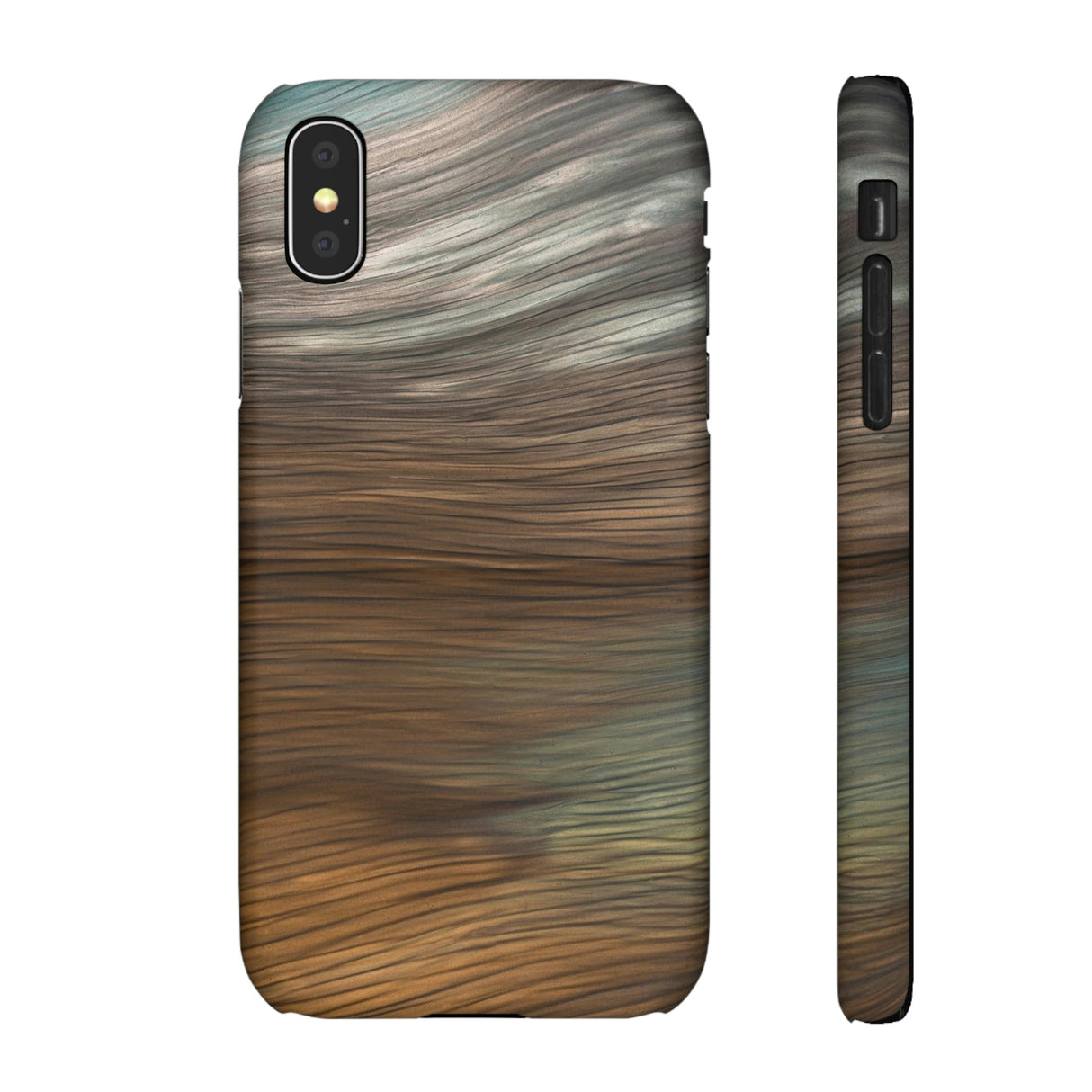 Silver Ink Art iPhone Case (Slim) iPhone X Matte Phone Case