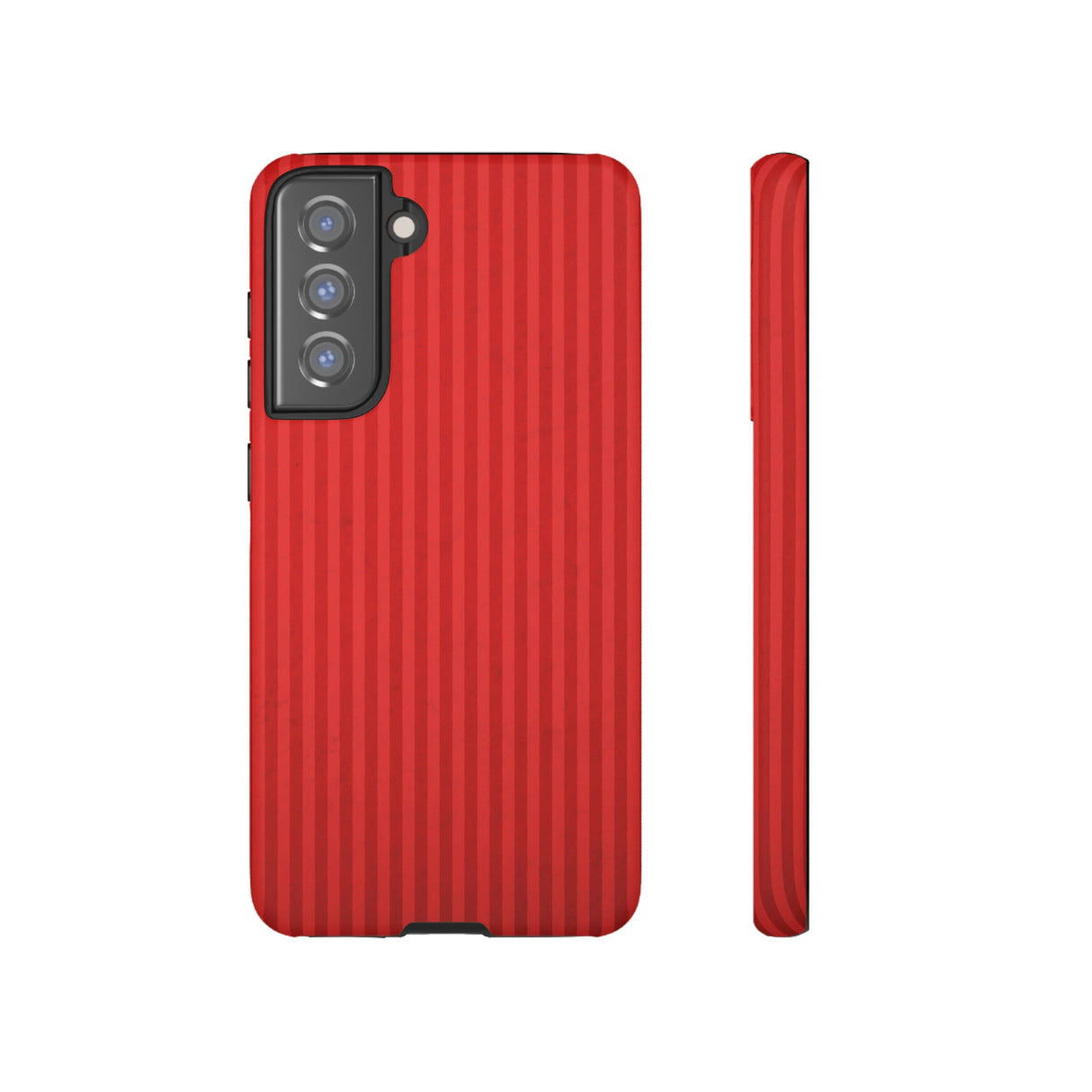 Red Stripes Android Case (Protective) Samsung Galaxy S21 FE Matte Phone Case