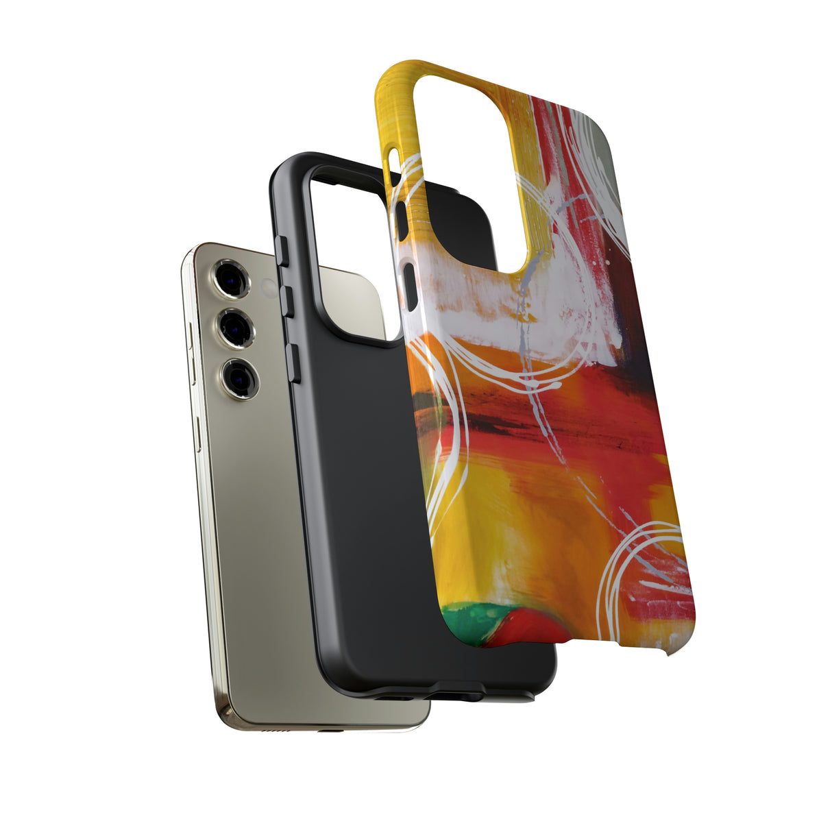 Abstract Yellow Android Case (Protective) Phone Case