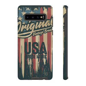 American Vintage Flag Android Case (Protective) Samsung Galaxy S10 Plus Matte Phone Case