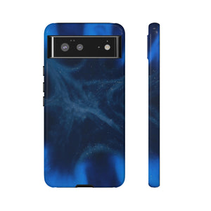 Blue Space Ink Art Android Case (Protective) Google Pixel 6 Glossy Phone Case