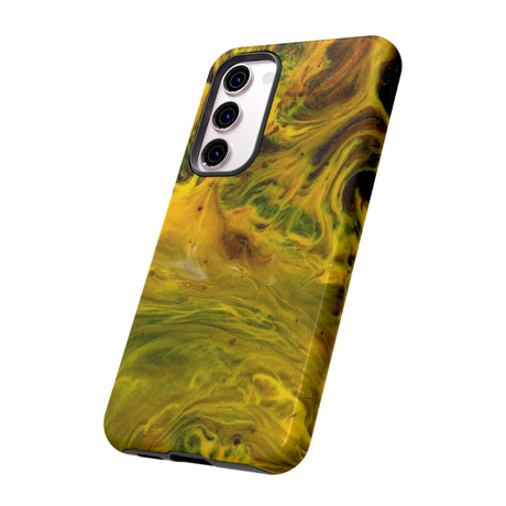 Liquid Yellow Ink Art Android Case (Protective) Phone Case