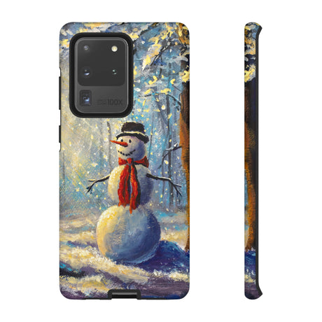 Happy Snowman Android Case (Protective) Samsung Galaxy S20 Ultra Matte Phone Case