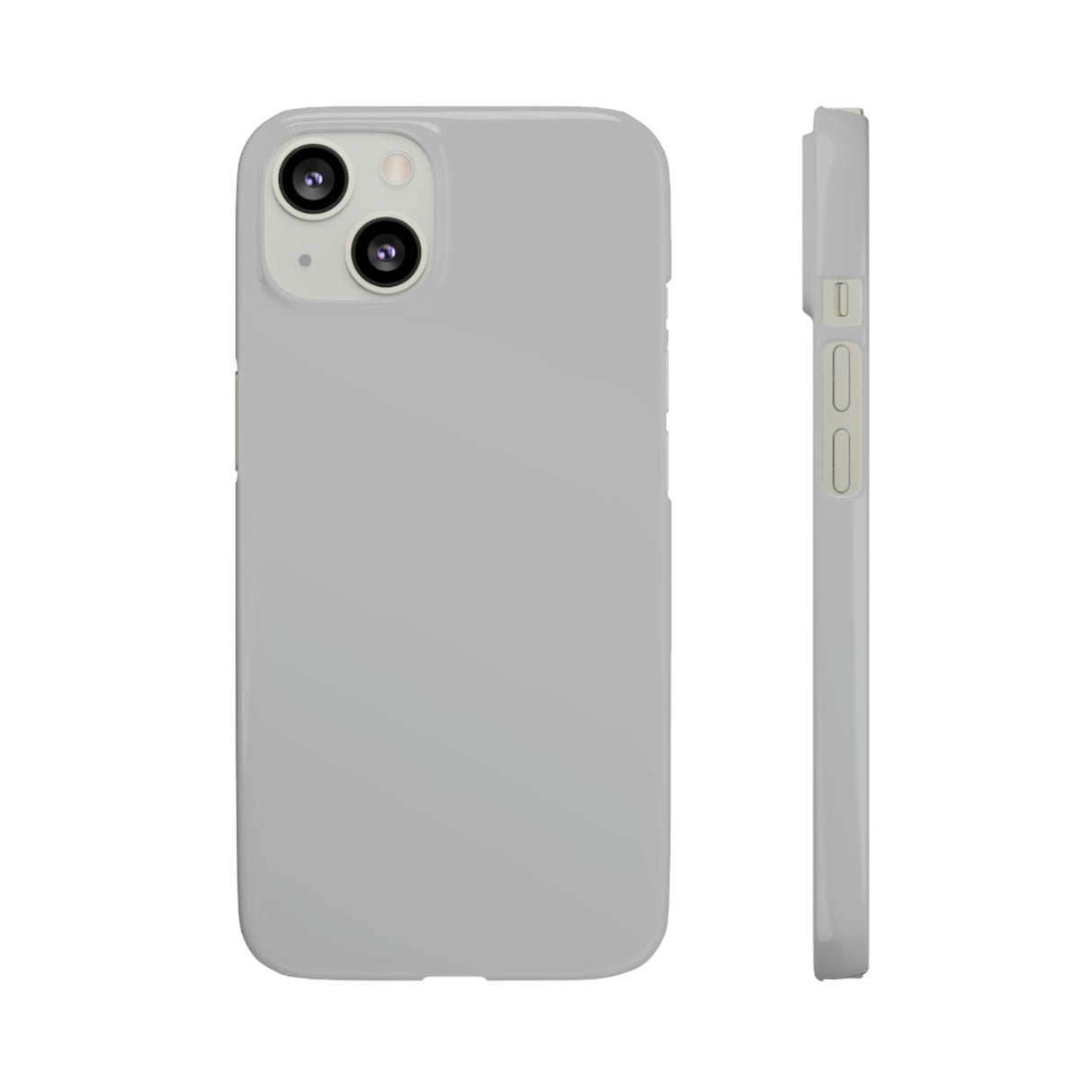 Gray iPhone Case (Slim) iPhone 13 Glossy Phone Case