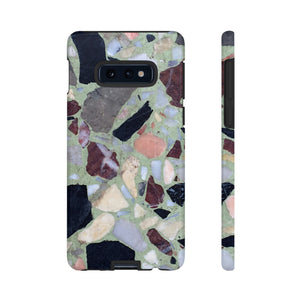 Terrazzo in Green Android Case (Protective) Samsung Galaxy S10E Glossy Phone Case