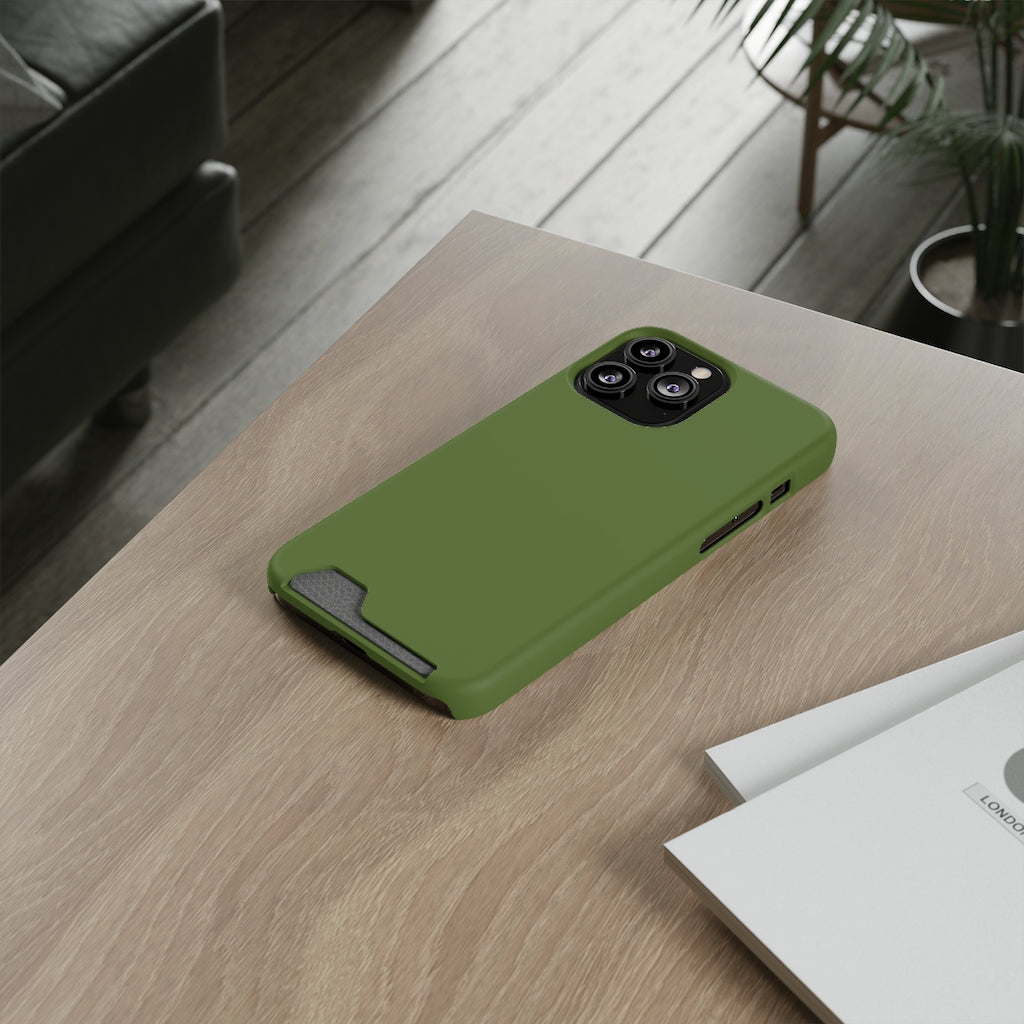 Dark Olive Green iPhone Case (Card) Phone Case