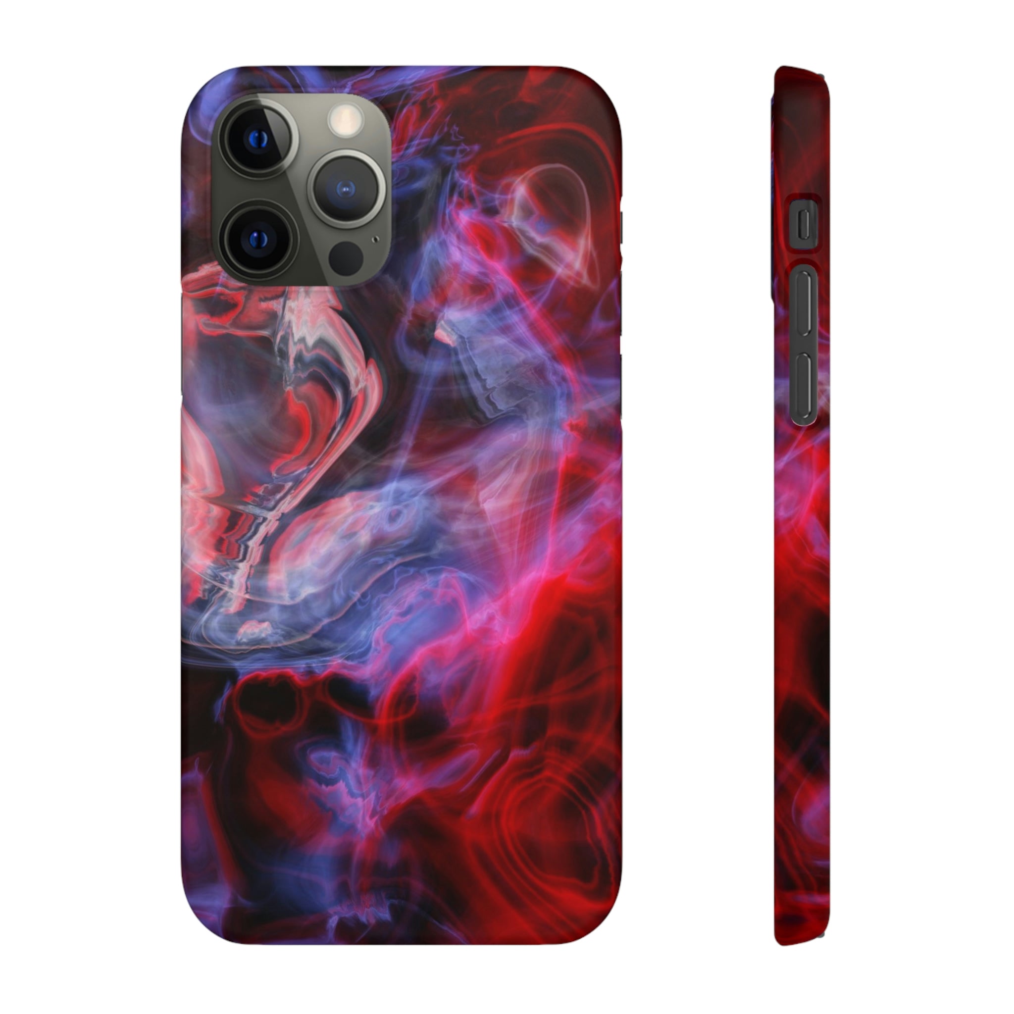 Red Marble iPhone Case (Slim) iPhone 12 Pro Matte Phone Case