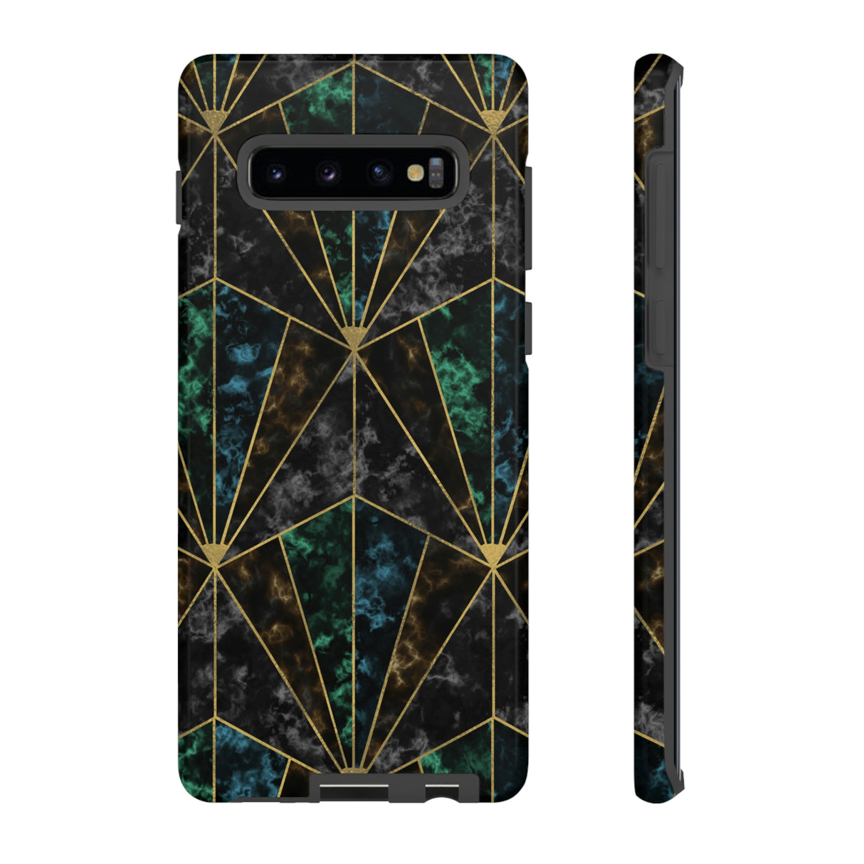 Art Deco Mirror Android Case (Protective) Samsung Galaxy S10 Plus Glossy Phone Case