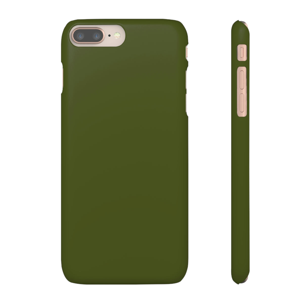 Army Green iPhone Case (Slim) iPhone 8 Plus Matte Phone Case