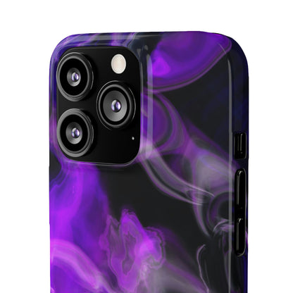 Purple Marble iPhone Case (Slim) Phone Case