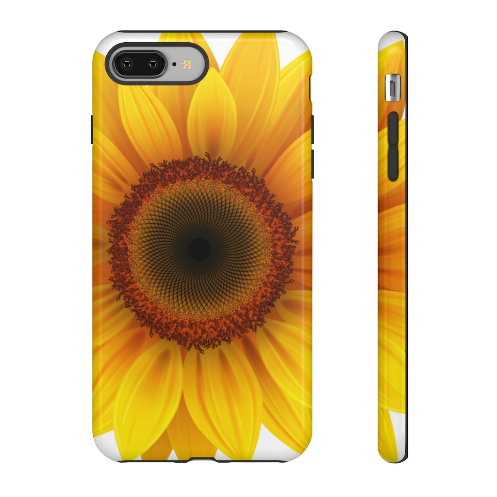 Simply Sunflower iPhone Case (Protective) iPhone 8 Plus Glossy Phone Case