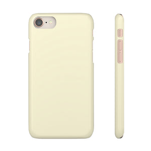 Cornsilk White iPhone Case (Slim) iPhone 8 Glossy Phone Case