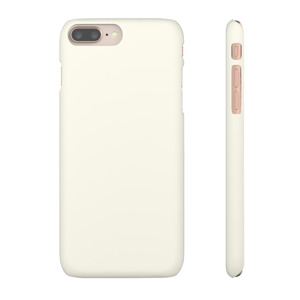 Floral White iPhone Case (Slim) iPhone 8 Plus Matte Phone Case