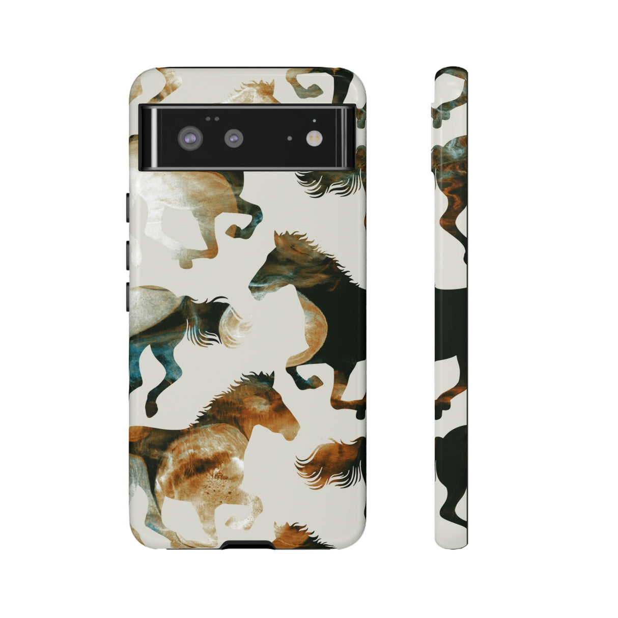 Tie Dye Horses Android Case (Protective) Google Pixel 6 Glossy Phone Case