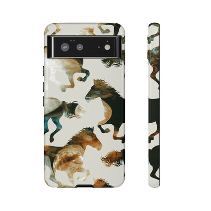 Tie Dye Horses Android Case (Protective) Google Pixel 6 Glossy Phone Case