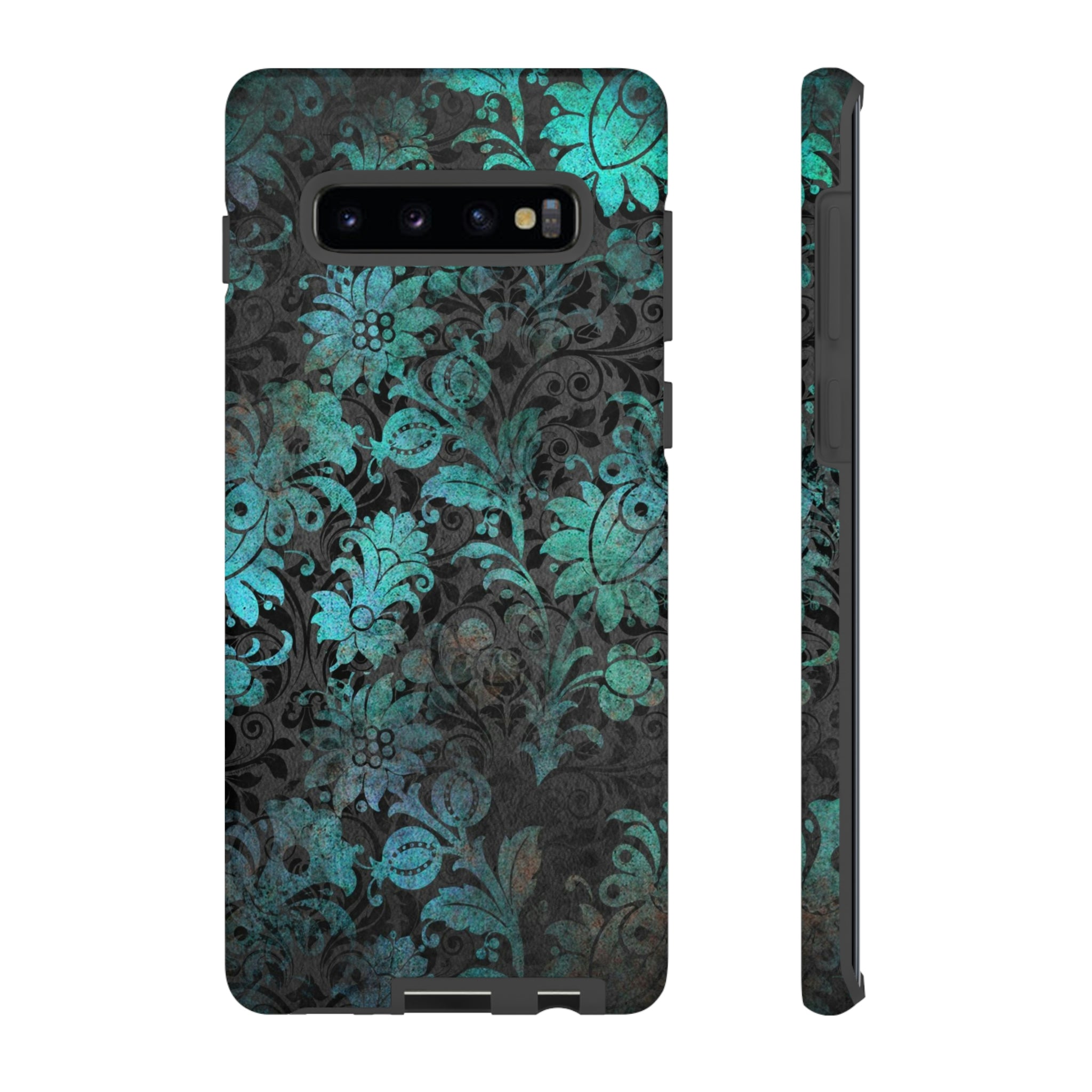 Shse Gothic Flower Samsung Case (Protective) Samsung Galaxy S10 Plus Matte Phone Case