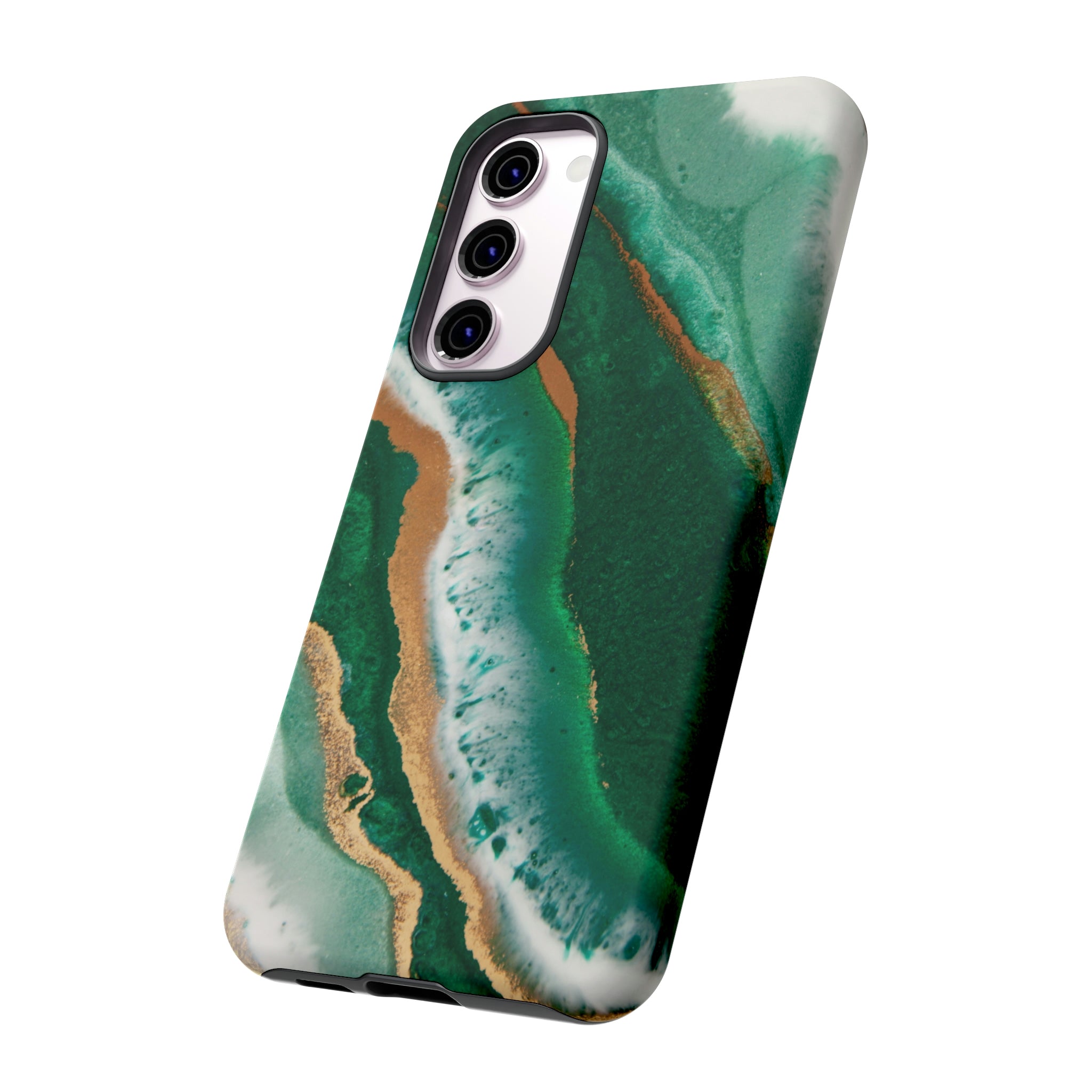 Green & Gold Epoxy Android Case (Protective) Phone Case