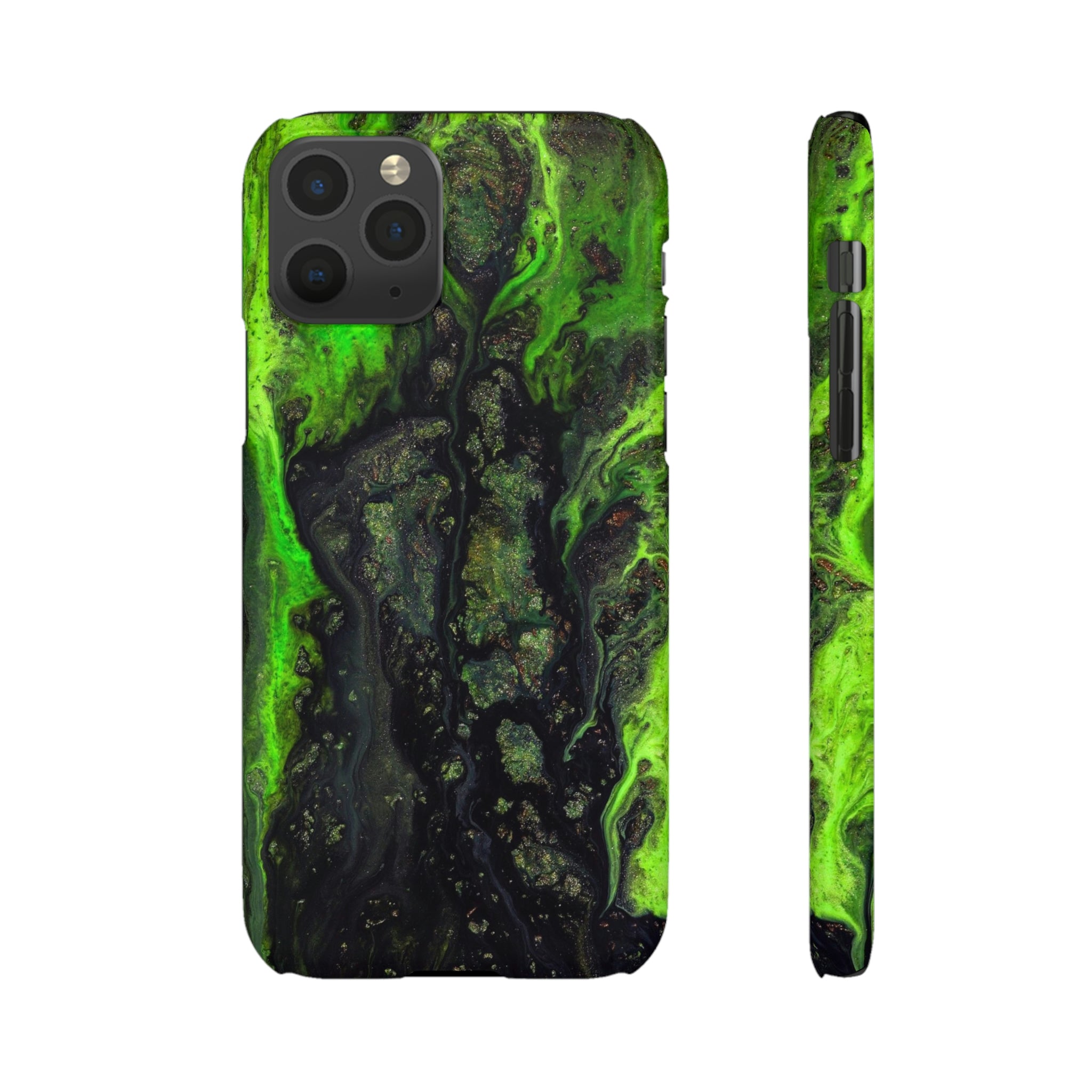 Toxic Ink Art iPhone Case (Slim) iPhone 11 Pro Glossy Phone Case