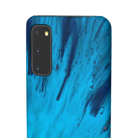 Light Blue Ink Art Android Case (Slim) Phone Case