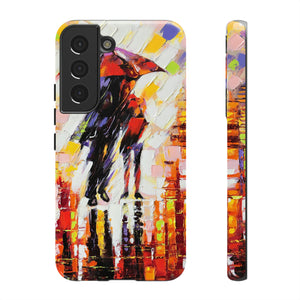 Rain Umbrella Android Case (Protective) Samsung Galaxy S22 Glossy Phone Case