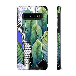 Green Leafs Android Case (Protective) Samsung Galaxy S10 Matte Phone Case