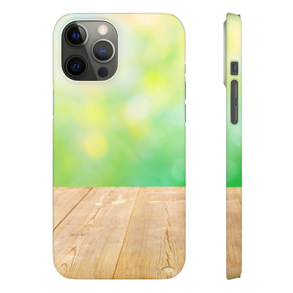 Summer Background With Wooden Pier Samsung/iPhone (Slim) Phone Case