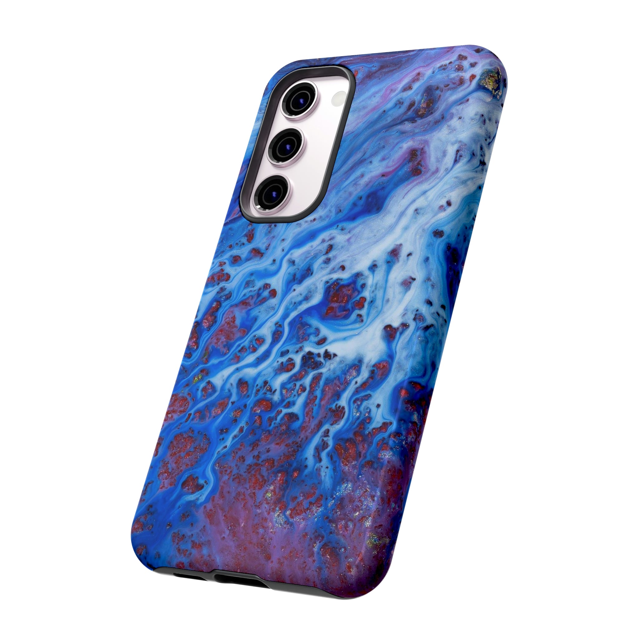 Ice Blue River Ink Art Android Case (Protective) Phone Case