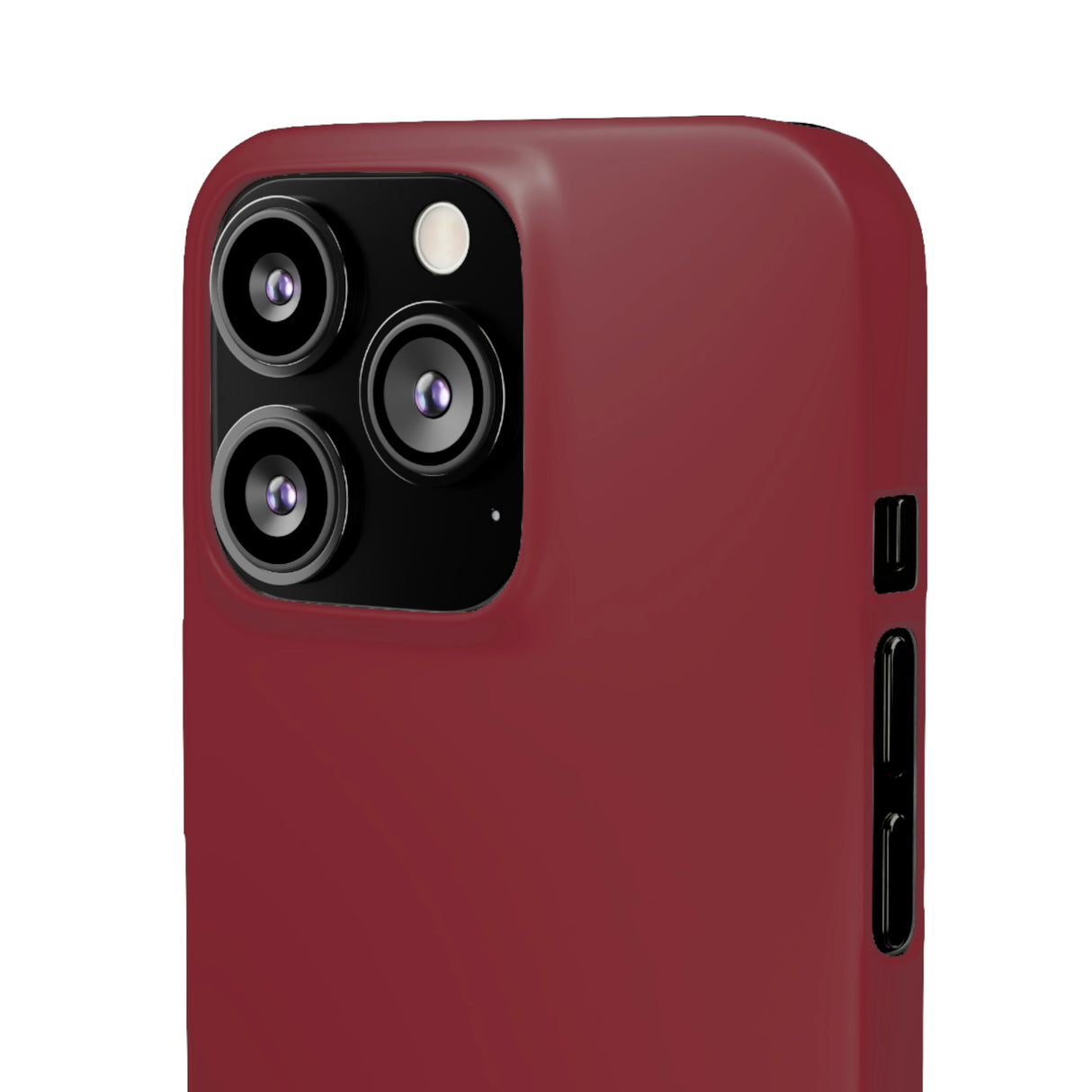 Burgundy Red iPhone Case (Slim) Phone Case