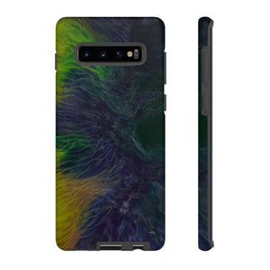 Dark Blue Ink Art Android Case (Protective) Samsung Galaxy S10 Plus Matte Phone Case