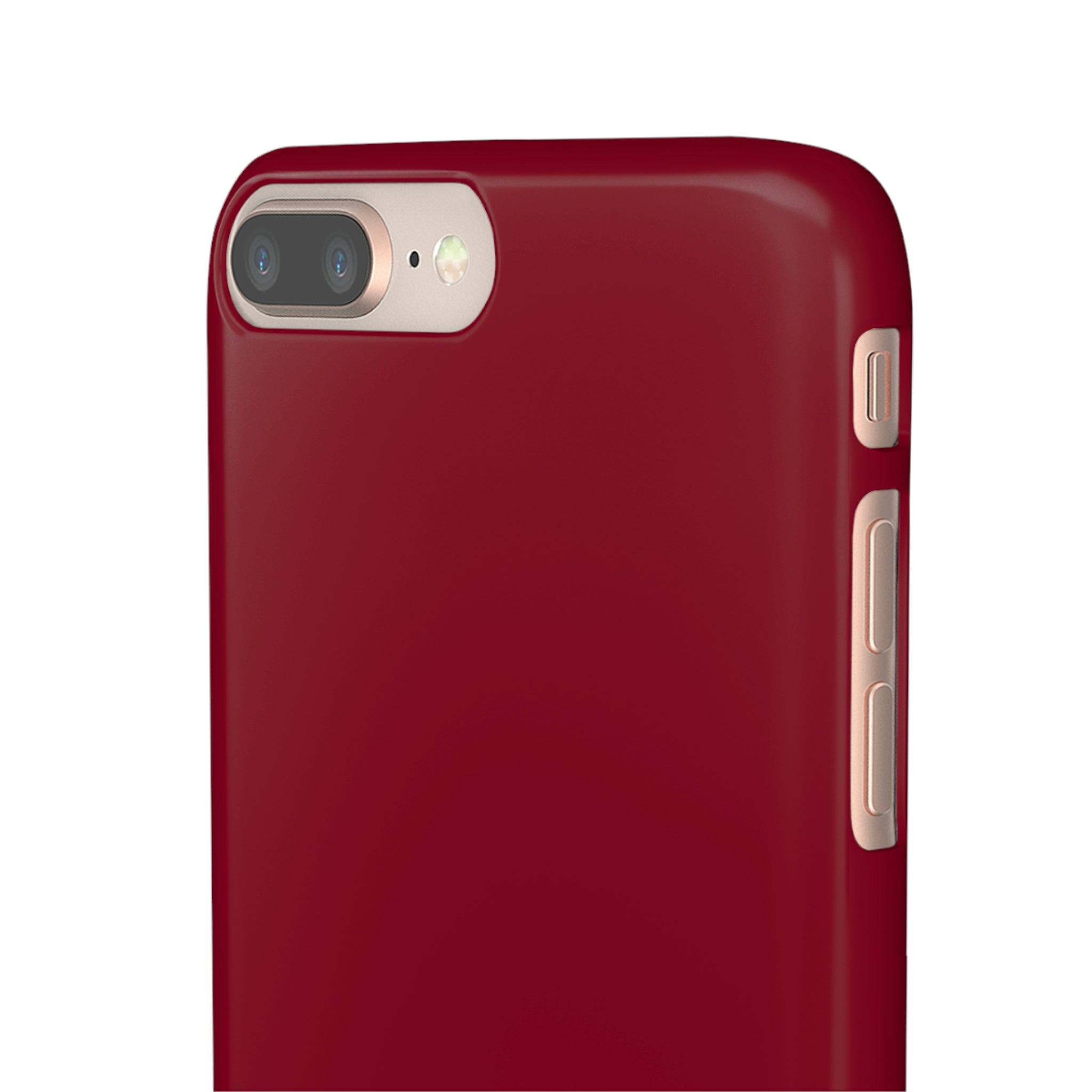 Burgundy Red iPhone Case (Slim) Phone Case