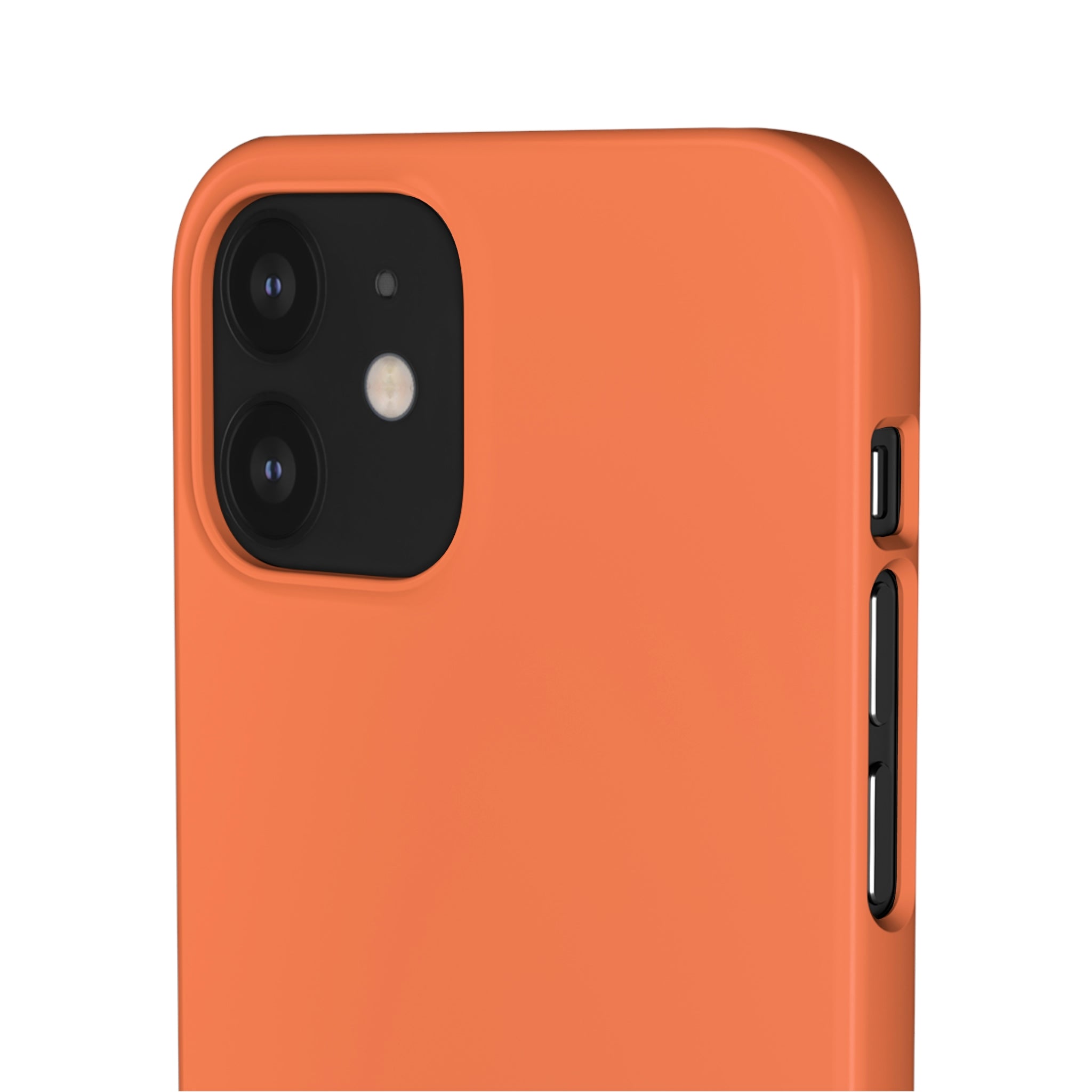 Coral Orange iPhone Case (Slim) Phone Case