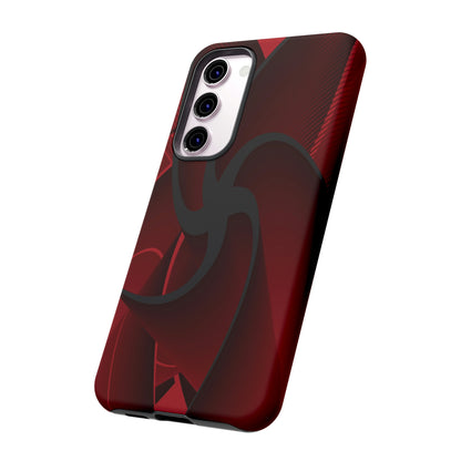 Red Liquid Spiral Android Case (Protective) Phone Case