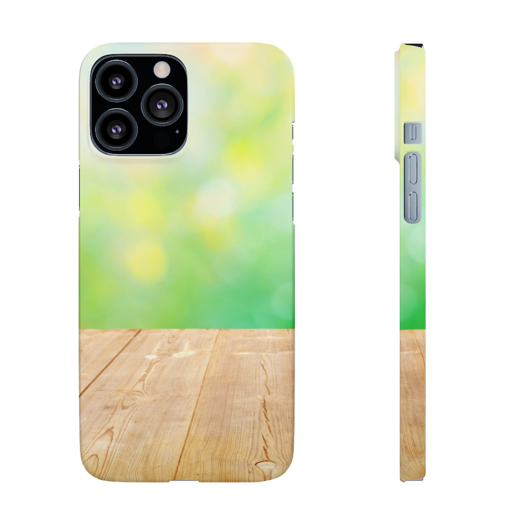 Summer Background With Wooden Pier Samsung/iPhone (Slim) Phone Case