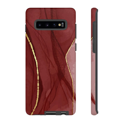 Dark Red Android Case (Protective) Samsung Galaxy S10 Plus Matte Phone Case