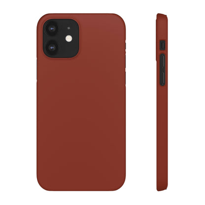 Burnt Umber iPhone Case (Slim) iPhone 12 Matte Phone Case