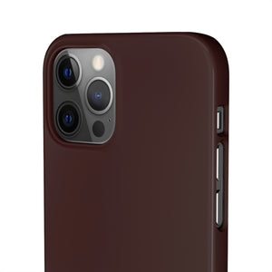 Dark Sienna Purple iPhone Case (Slim) Phone Case