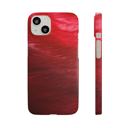 Red Feather Ink Art iPhone Case (Slim) iPhone 13 Matte Phone Case