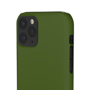 Dark Moss Green iPhone Case (Slim) Phone Case