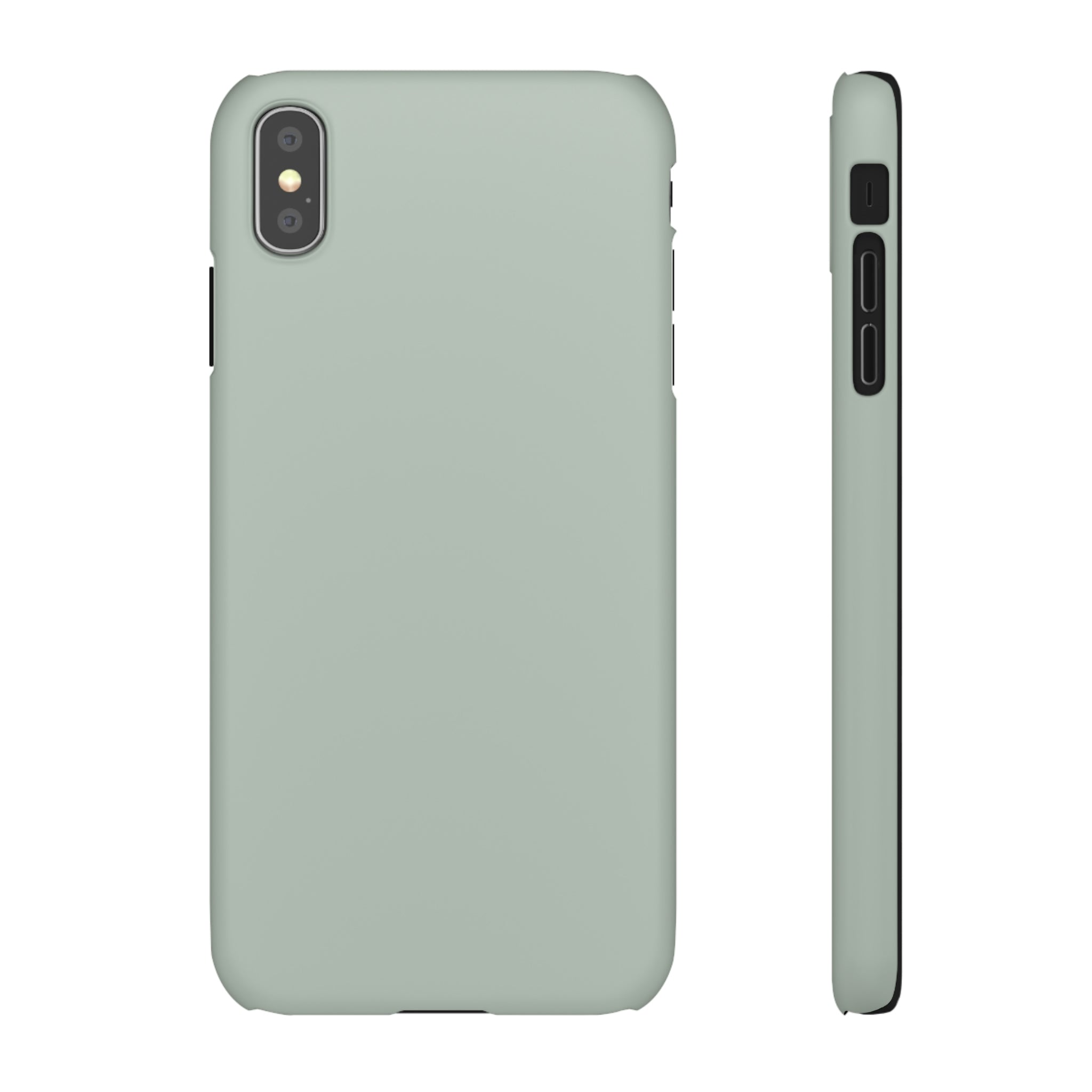 Ash Grey iPhone Case (Slim) iPhone XS MAX Matte Phone Case