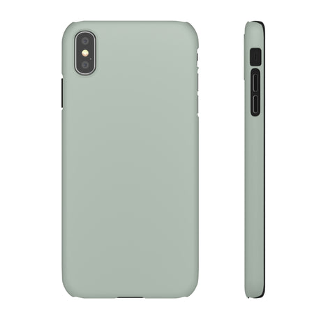 Ash Grey iPhone Case (Slim) iPhone XS MAX Matte Phone Case