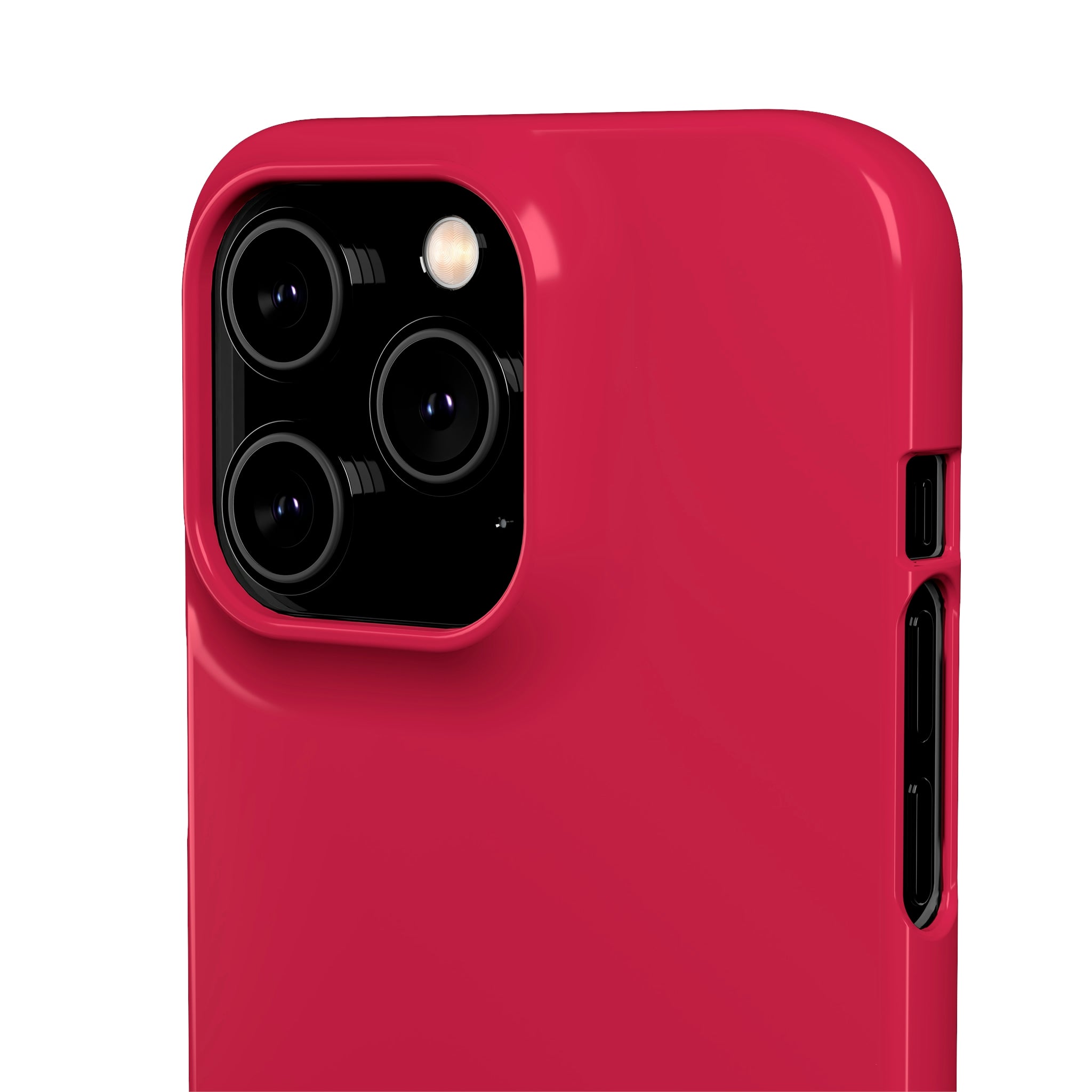 Bright Maroon iPhone Case (Slim) Phone Case