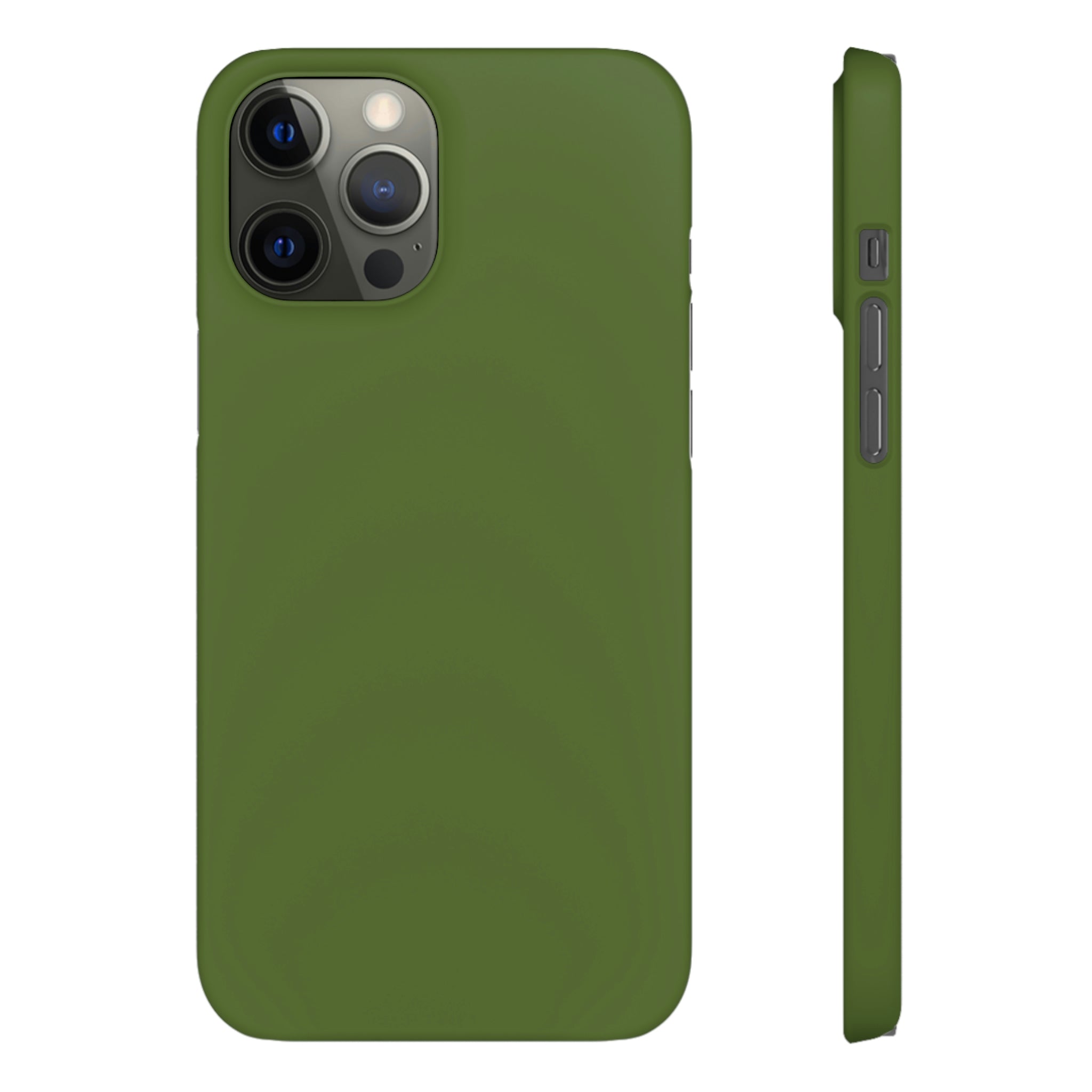 Dark Olive Green iPhone Case (Slim) iPhone 12 Pro Max Matte Phone Case