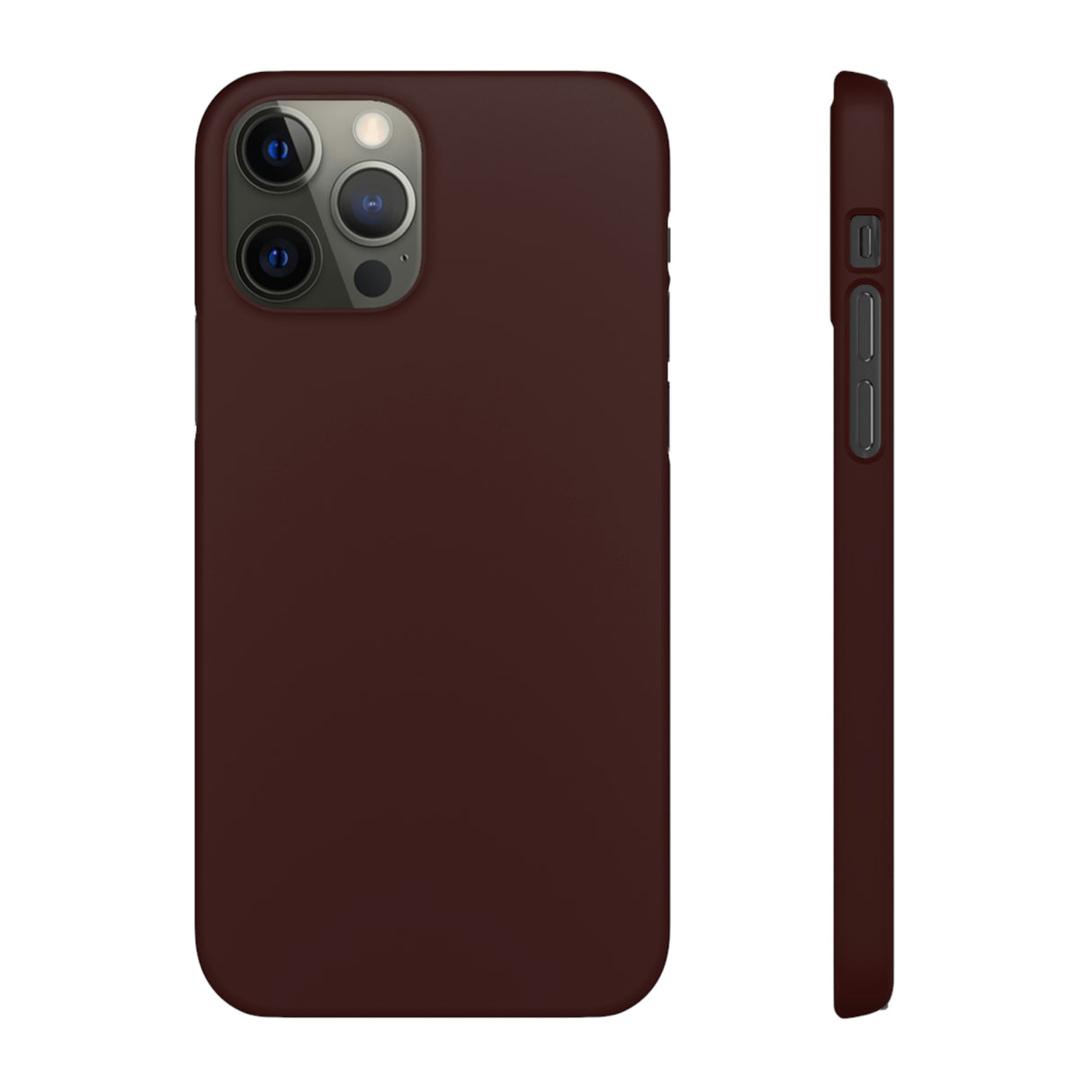 Dark Sienna Purple iPhone Case (Slim) iPhone 12 Pro Matte Phone Case