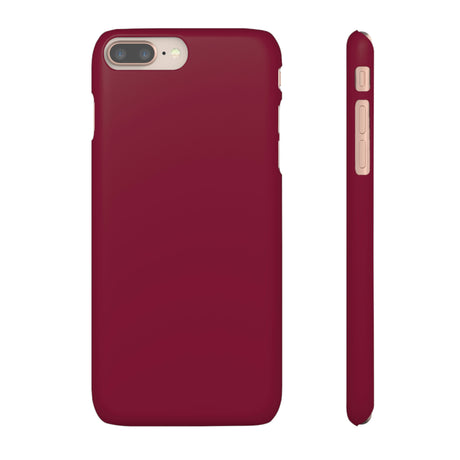 Claret Red iPhone Case (Slim) iPhone 8 Plus Matte Phone Case