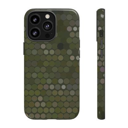 Military Dot Camo Phone case iPhone 13 Pro Glossy Phone Case