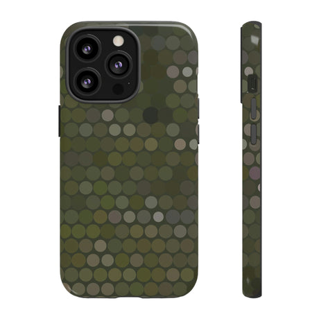 Military Dot Camo Phone case iPhone 13 Pro Glossy Phone Case