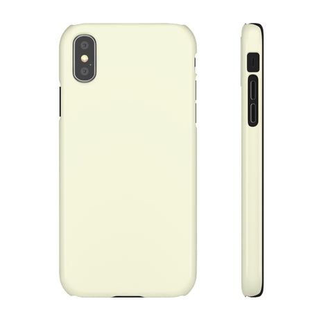 Beige iPhone Case (Slim) iPhone XS Glossy Phone Case