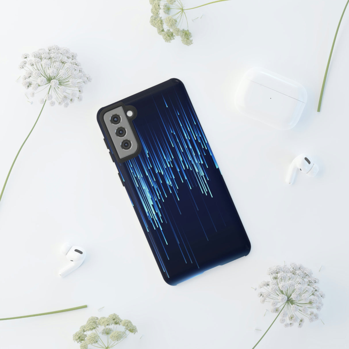 Blue Matrix Android Case (Protective) Phone Case